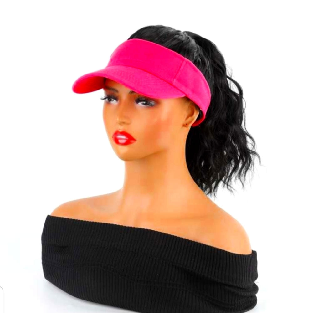 WIG HAT VISOR